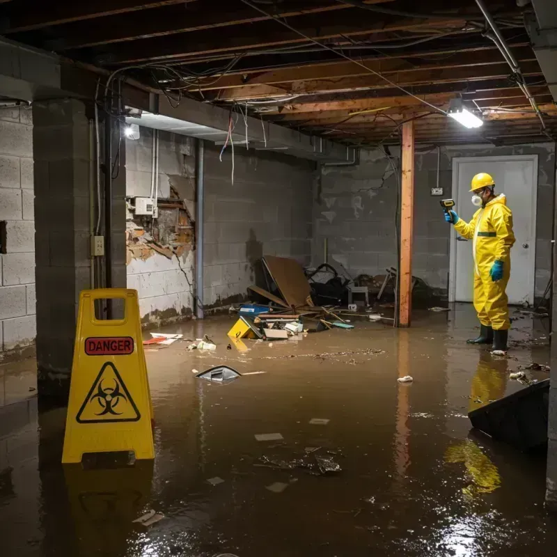 Flooded Basement Electrical Hazard in Gunnison, CO Property